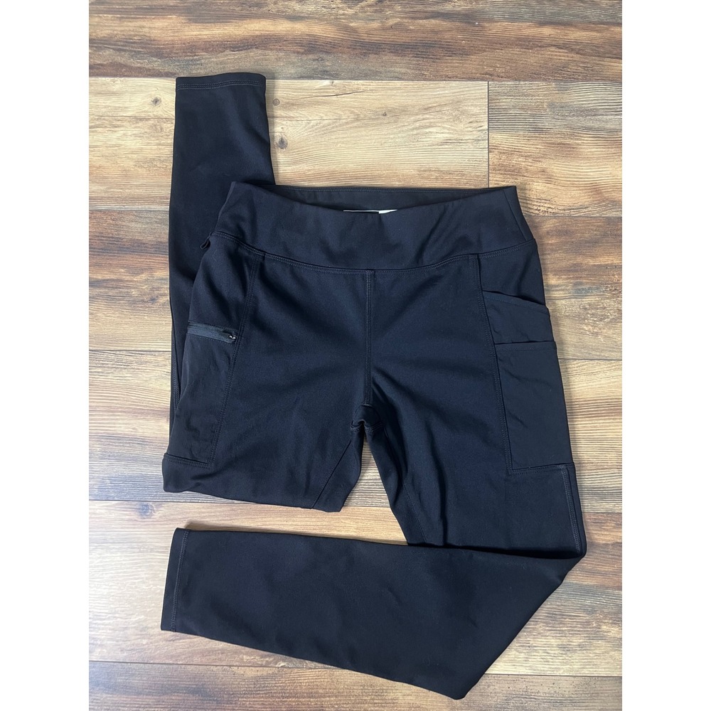 Carhartt Force Women Black Fitted Utility Leggings Work Pants Pockets Medium